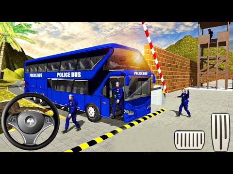 Us Police Bus Mountain Driving Simulator - Android Gameplay