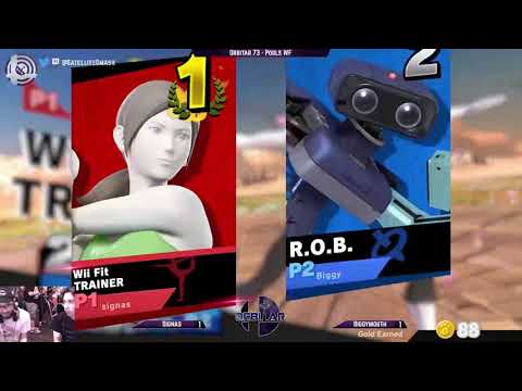 Signas (Wii Fit Trainer) vs. Biggymouth (ROB) - Orbitar 73 - Pools