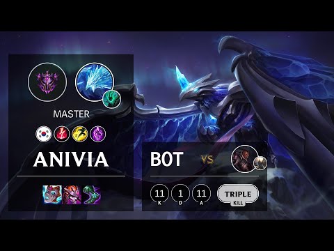 Anivia Bot vs Lucian - KR Master Patch 10.25