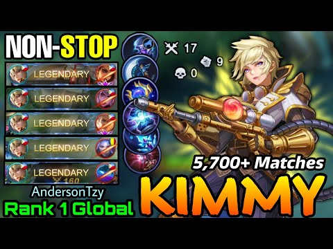 5,700+ Matches Kimmy NonStop Legendary! - Top 1 Global Kimmy by AndersonTzy - MLBB