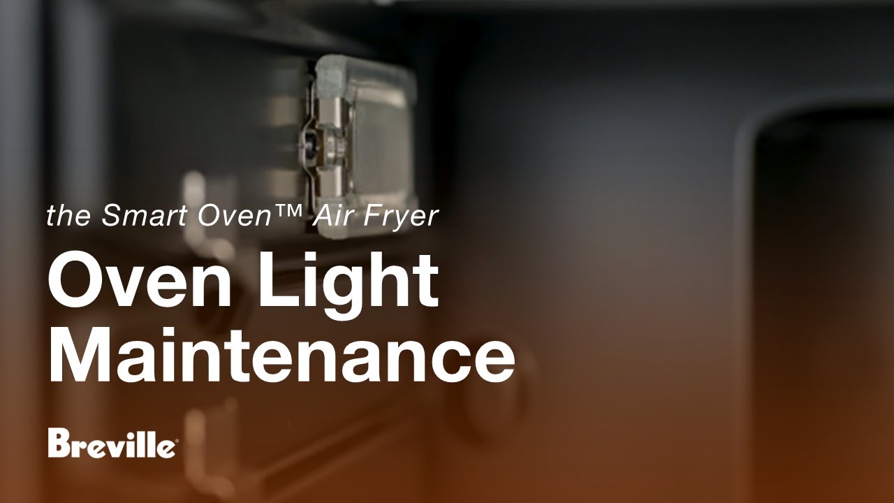 How to replace the oven light