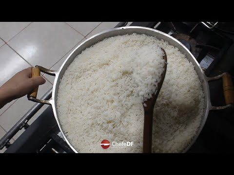 Como fazer arroz soltinho || SEGREDO ChefeDF ||