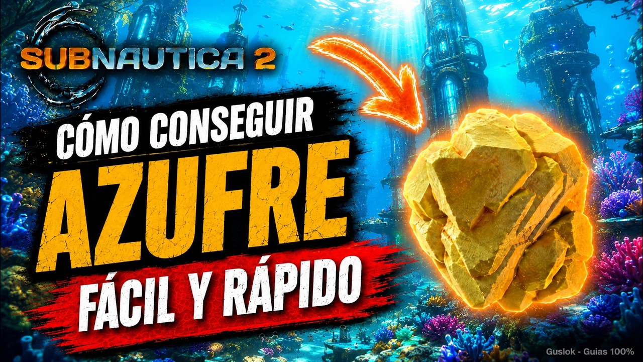 Cómo Conseguir Azufre Fácil | Ubicación Exacta Subnautica 2 Cómo Conseguir Azufre Fácil | Ubicación Exacta Subnautica 2