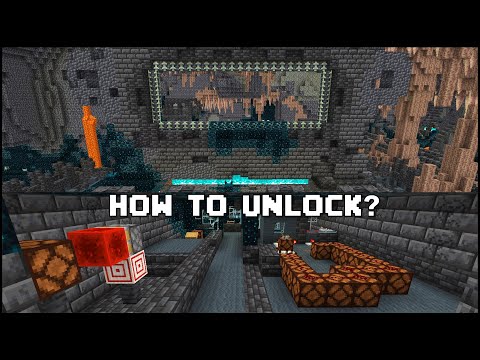 Minecraft - How To Open The Secret Redstone Room In The Ancient City!