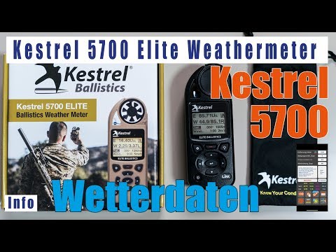 Kestrel 5700 Elite Pocket Weather Meter deutsch Long Range