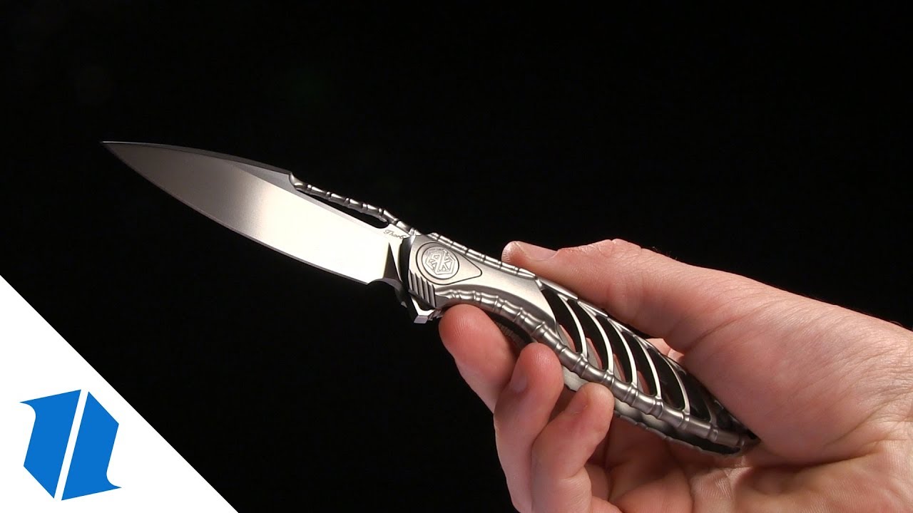 Rike Knife Thor6 | Frame Lock Flipper | Blue Ti | Blade HQ