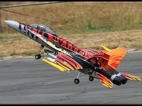 200 mph rc plane with jet turbine engine. High speed low fly by