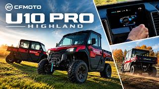 CFMOTO U10 PRO Highland – komfortas ir galia kasdieniams darbams