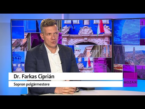 Mozaik - közéleti magazin - vendég: Dr. Farkas Ciprián - 2022.08.16. - Kedd - Sopron TV