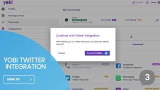How to integrate Yobi App with Twitter