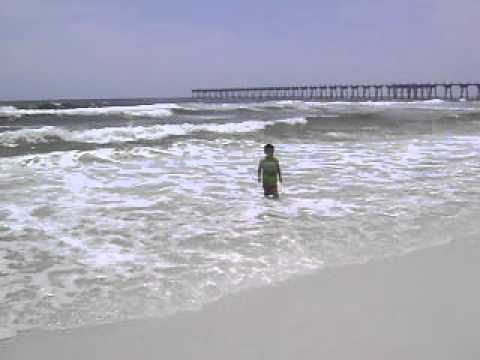 vacasiones de chucho en la playa