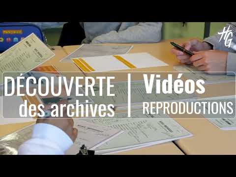 Les activités pédagogiques "hors les murs" des Archives de la Haute-Garonne