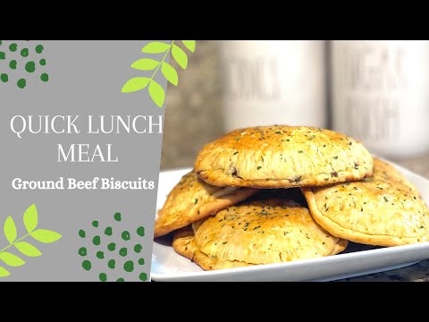 Ground Beef Biscuits | Quick Lunch Meal | So Delicious | Family Approved