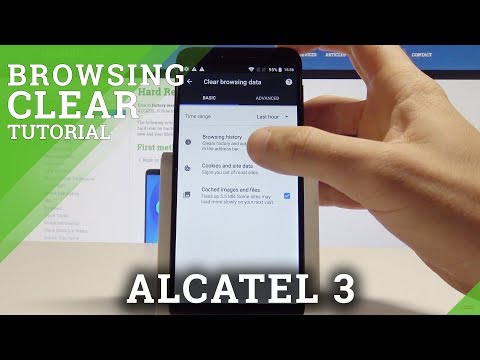 How to Clear Browsing History on ALCATEL 3 - Reset Browser Data