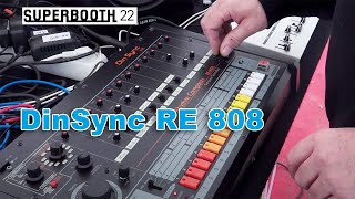 Video thumbnail for DinSync RE 808 at Superbooth 2022 by Sound On Sound magazine