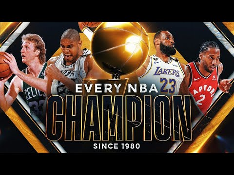EVERY NBA Championship Celebration (1980-2022) 🏆