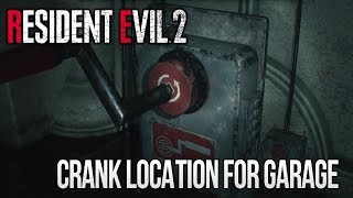 Resident Evil 2 Remake - Crank Location to Open Garage Door