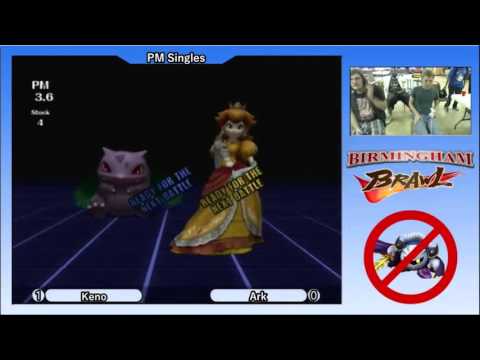 Birmingham Brawl 3 PM Singles WF - Keno (Peach) vs. Ark (Kirby, Ivysaur)
