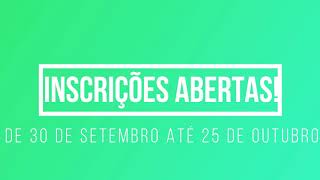 Inscrições Abertas!