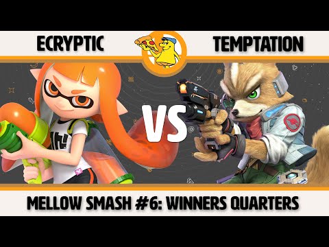 Mellow Mushroom SSBU #6 - Ecryptic (Inkling) vs Temptation (Fox) Smash Ultimate Winners Quarters