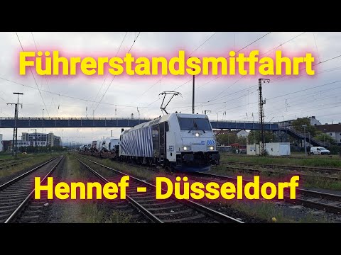 Führerstandsmitfahrt von Hennef (Sieg) nach Düsseldorf - Rath über Troisdorf und Opladen