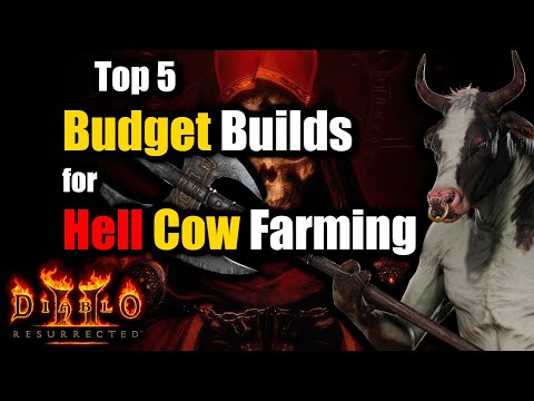5 Budget Builds you can farm Hell Cow Level with - Diablo 2 Resurrected