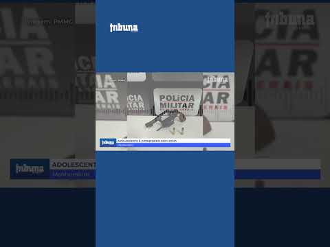 Adolescente é apreendido com arma de fogo após disparos em Manhumirim
