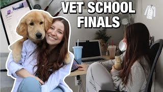 VET SCHOOL FINALS VLOG: 9 exams in 3 weeks + white coat ceremony 🥼