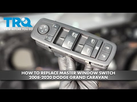 Part of a video titled How to Replace Master Window Switch 2008-2020 Dodge Grand ...