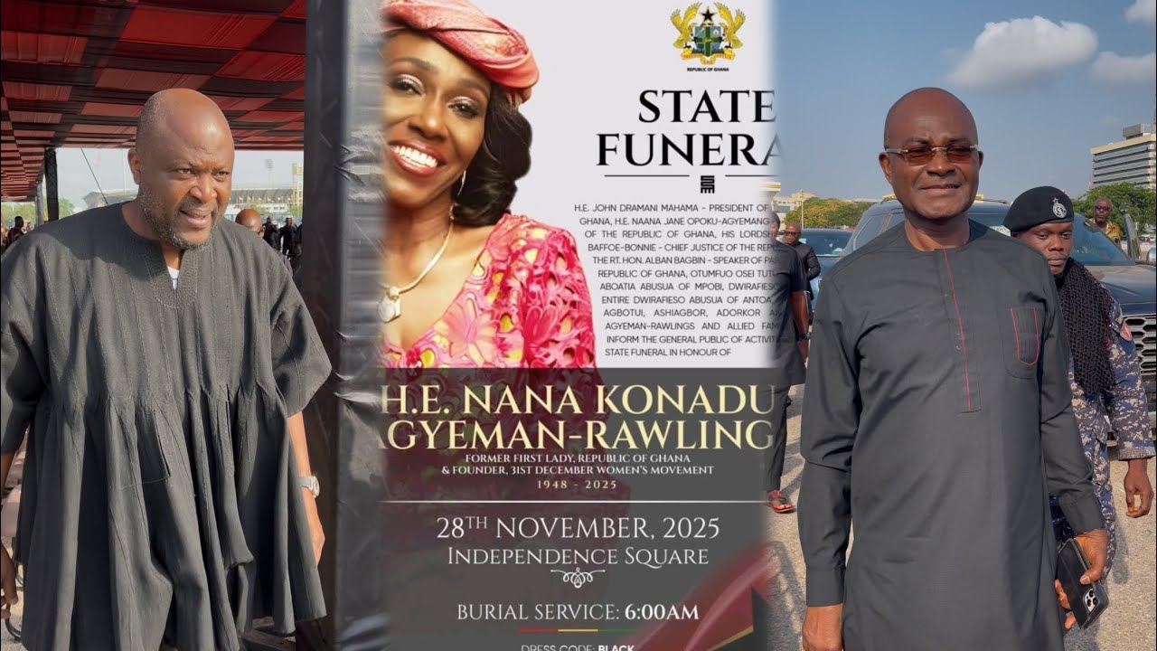 Live Update💔Billionaire Ibrahim Mahama & ShowDown Kennedy Agyapong At Konadu Agyeman’s Funeral 🕊️😩