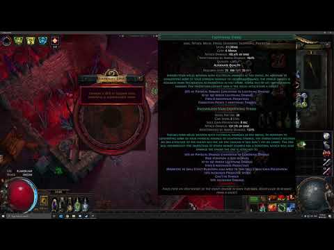 Anomalous Vaal Lightning Strike