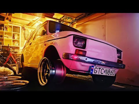 FIAT 126 P WORK WHEELS TEST FIT