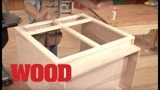 How To Make A Lower Cabinet Face Frame - WOOD magazine