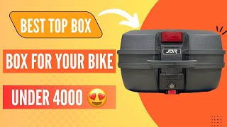JDR 32 Liter Top Box Full Review || Best Top Box For Your Bike Under 4000 😍
