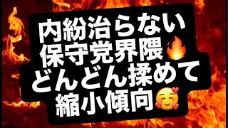 内紛治らない保守党界隈🔥どんどん揉めて縮小傾向🥰#百田尚樹　#有本香　#保守党　#河村たかし　#減税日本　#北村晴男　#竹上ゆうこ  #高市早苗　 #リハック　#アベプラ　#小泉進次郎