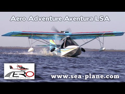 Aventura II, two seat amphibious light sport aircraft,  by Aero Adventure.