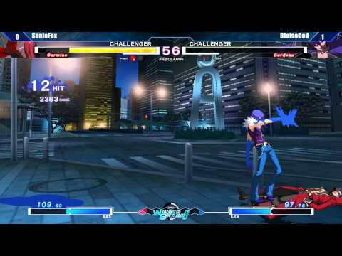 UNIEL Top 8 @ Winter Brawl 9 - SonicFox (Carmine) vs BlaiseGod (Gordeau) [720p/60fps]