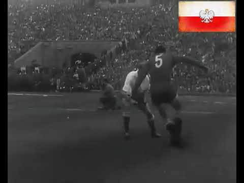 EURO-1960. Qualifiers. 1 Round. Poland - Spain - 2:4. Highlights.