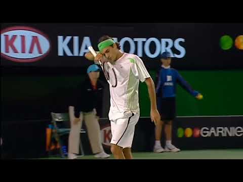 The peak Federer forehand gifting a casual bagel to Tommy Haas