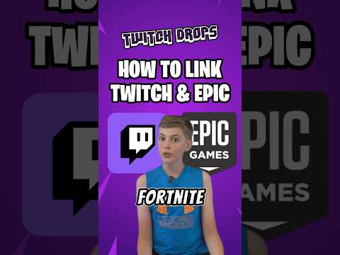 HOW TO LINK TWITCH & EPIC - Get Fortnite Twitch Drops 🎁 #fortnite #twitchdrops