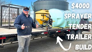 Odd Ball Sprayer Tender Trailer Build - $4,000