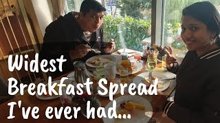 Widest breakfast spread I've ever had.. Breakfast spread at Intercontinental Ist