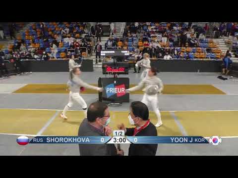 Orleans GP 2021 SWS - L64 - Shorokhova RUS v Yoon KOR