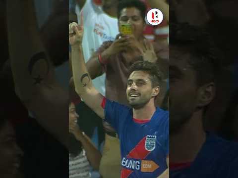 The First Hat-trick Hero! 🎩✨When #AndreMoritz spun his hat-trick magic in the #HeroISL! 🔥#shorts