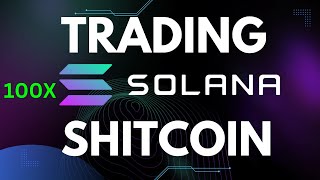 HOW TO MAKE MONEY TRADING SOLANA SHITCOIN || LIVE SHITCOIN TUTORIAL FOR DEGEN #shitcoin #trading