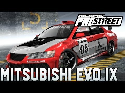 NEED FOR SPEED PROSTREET SPEEDPAINT - Mitsubishi Evo IX (FullHD) / Lets Play NFS ProStreet