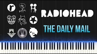 Radiohead - The Daily Mail (Piano Tutorial Synthesia)