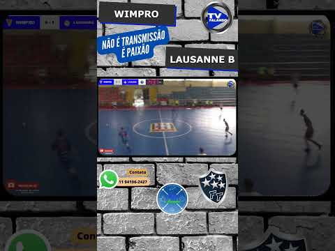 NEGÃO GOLAÇO WIMPRO X LAUSANNE B AO VIVO FPFS SUB 18 TV FALANDO
