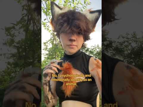 Therians DO identify as animals, stop spreading misinfo (ik im human) #therian #fox #alterhuman