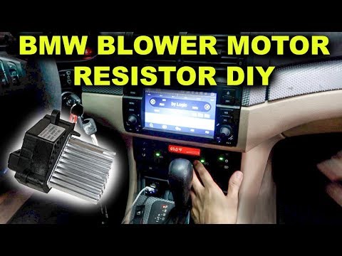BMW E46 AC Blower Motor Resistor Replacement DIY